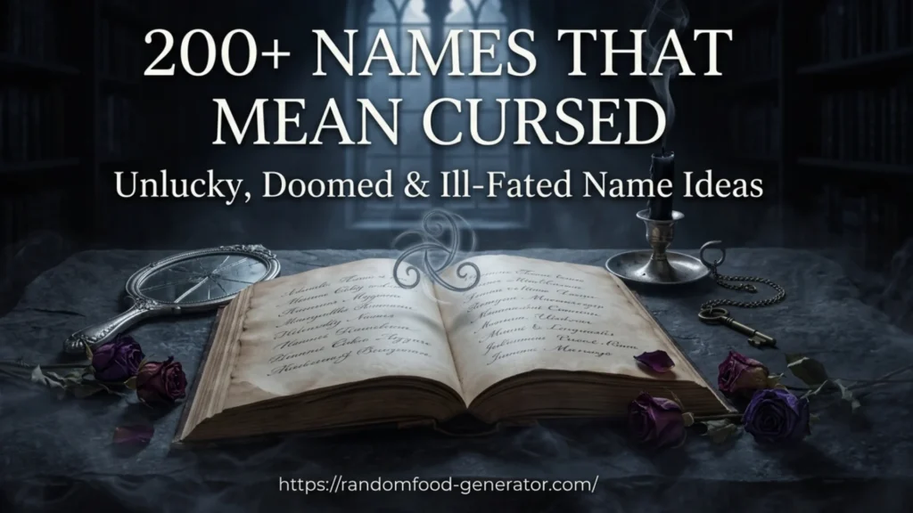 Names That Mean Cursed