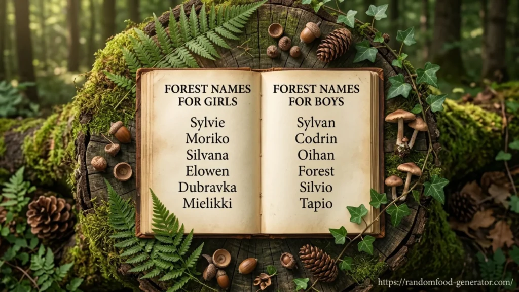 Names That Mean Forest