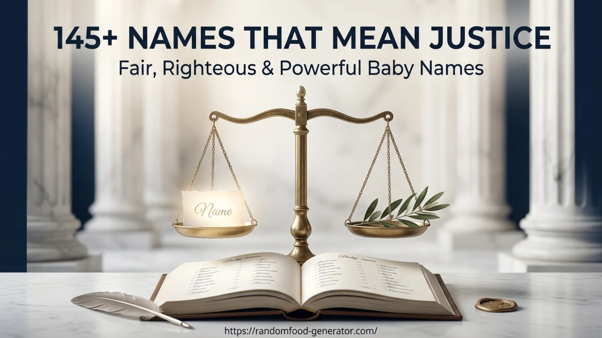 Names That Mean Justice