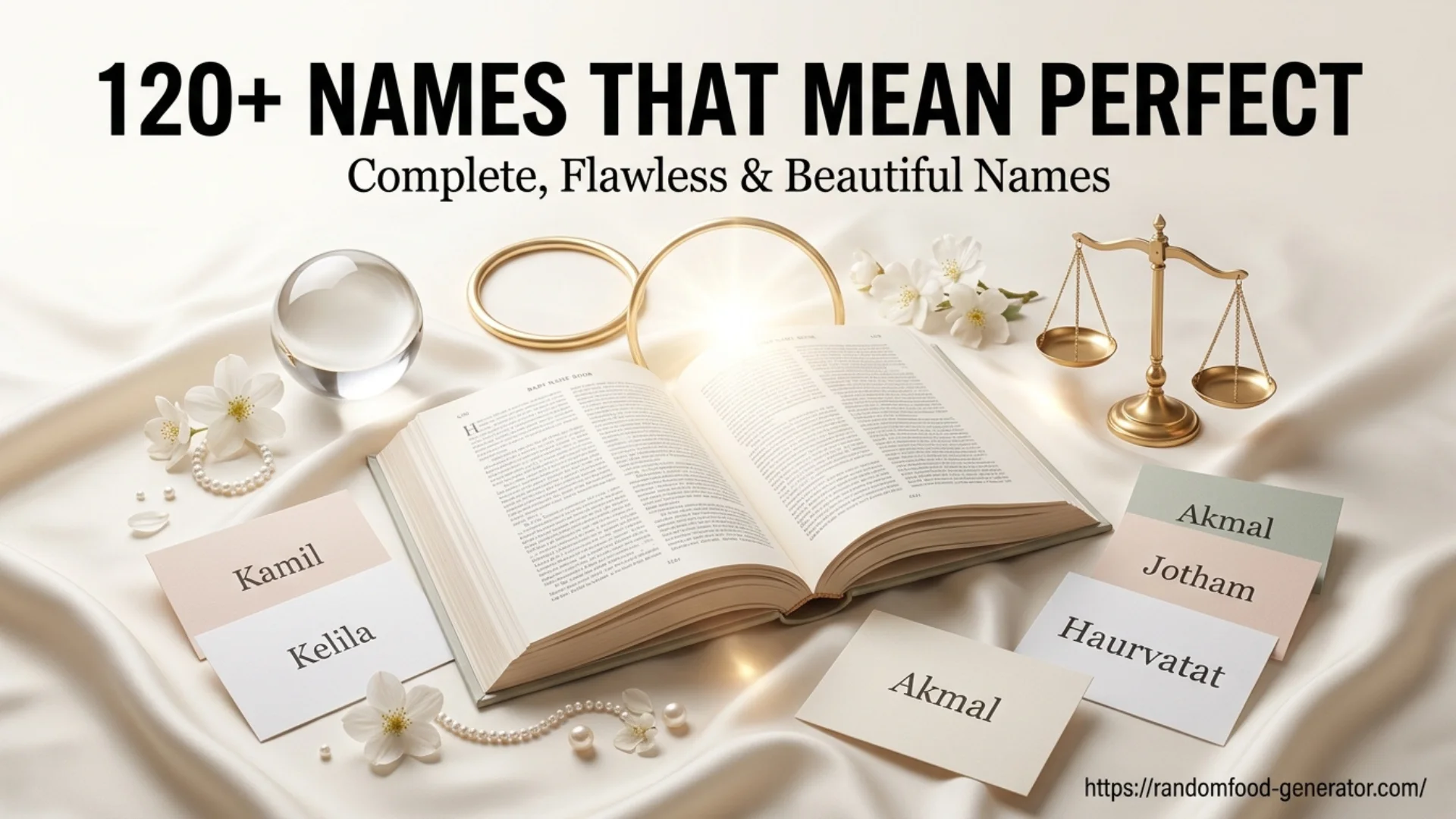 Names That Mean Perfect