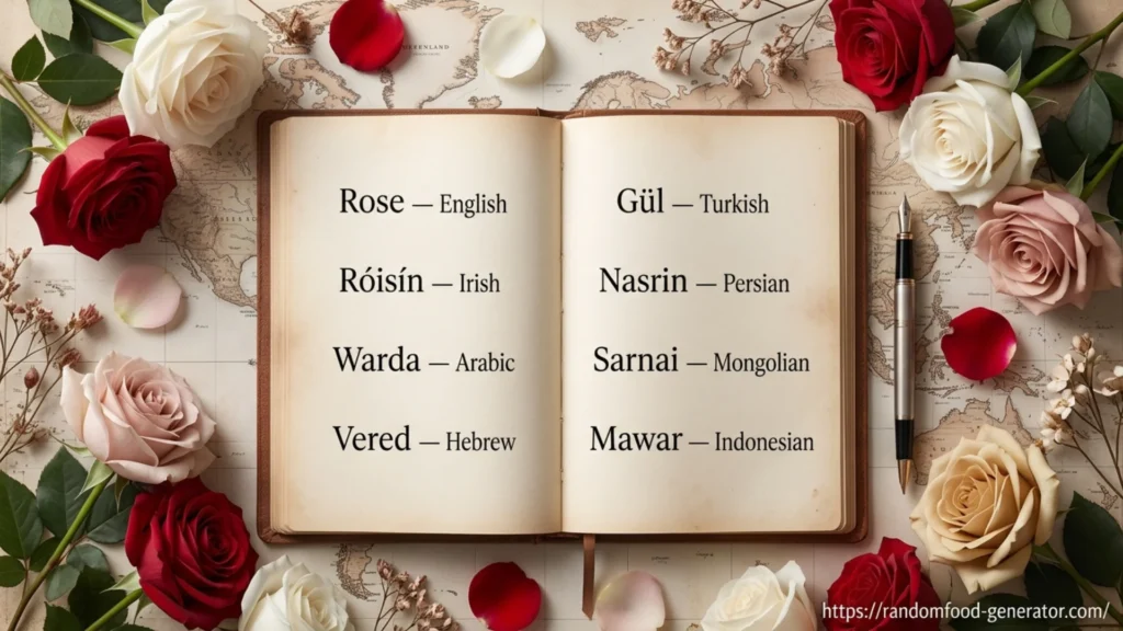 Names That Mean Rose