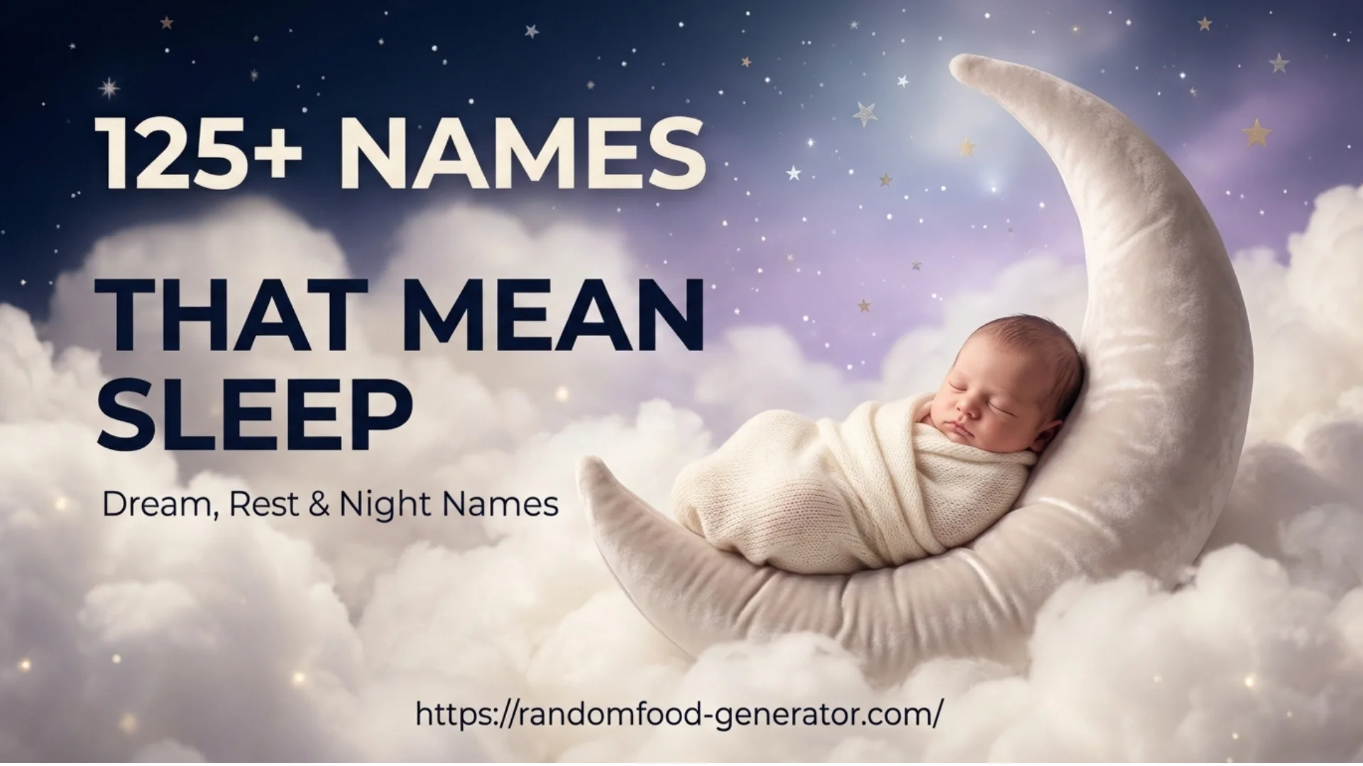 Names That Mean Sleep