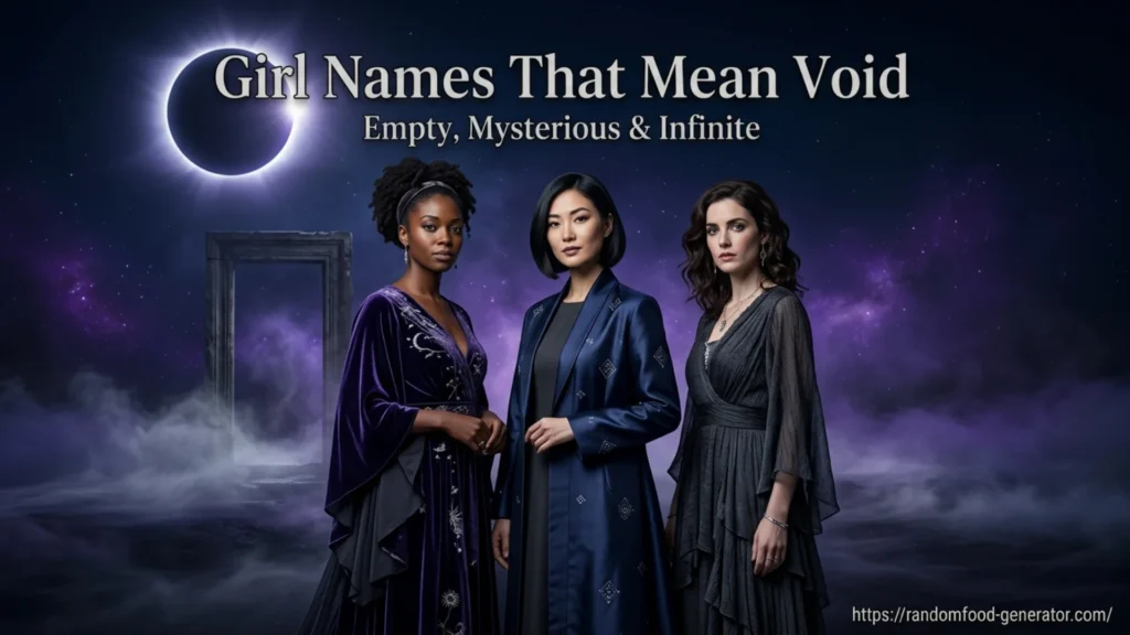 Names That Mean Void