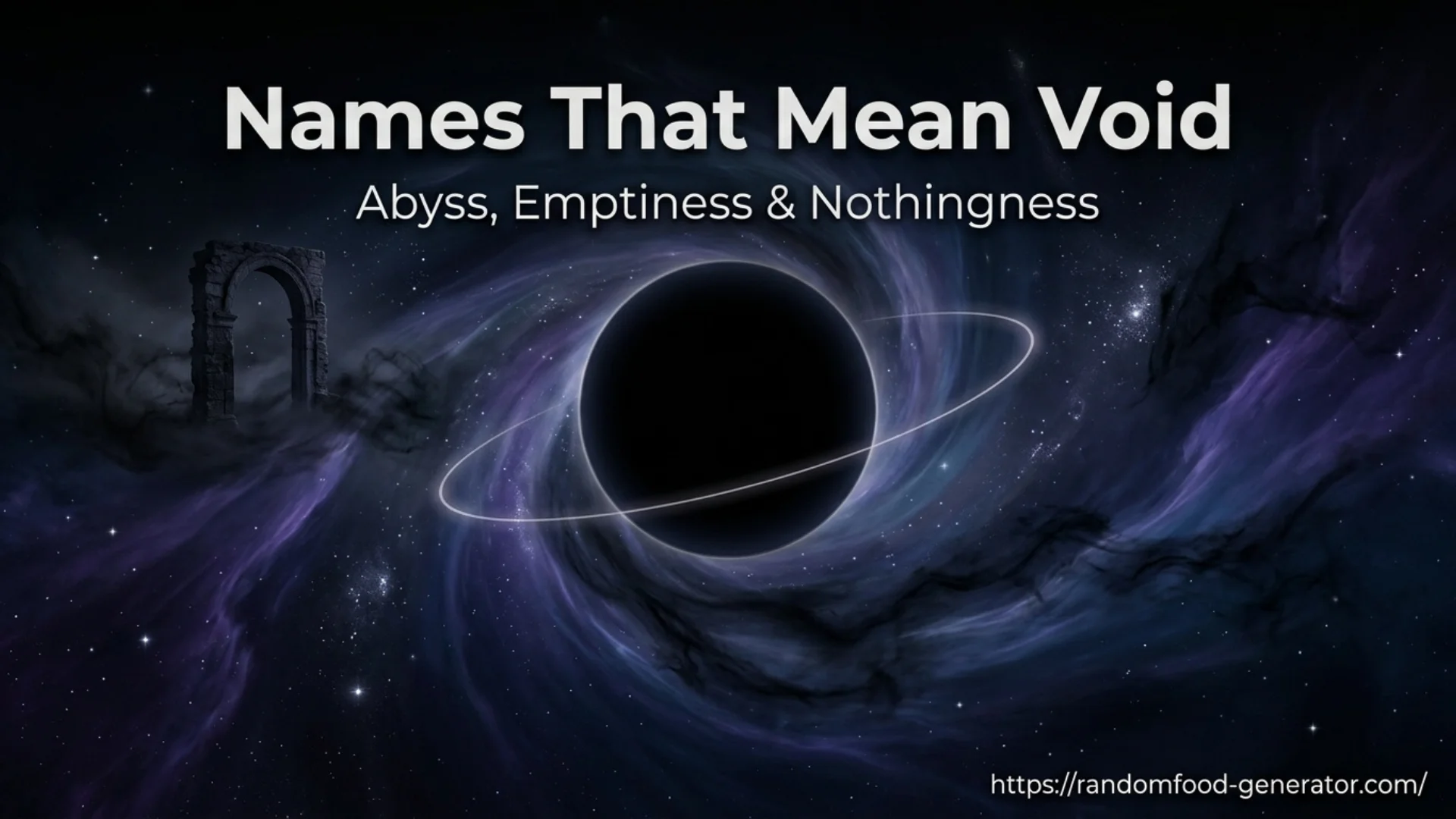 Names That Mean Void