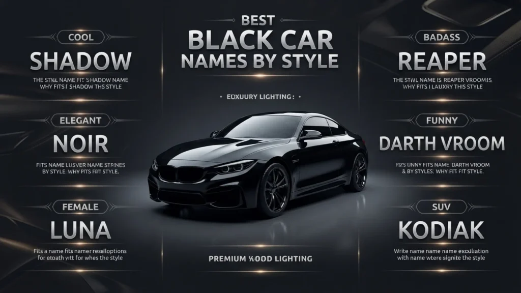 Black Car Names