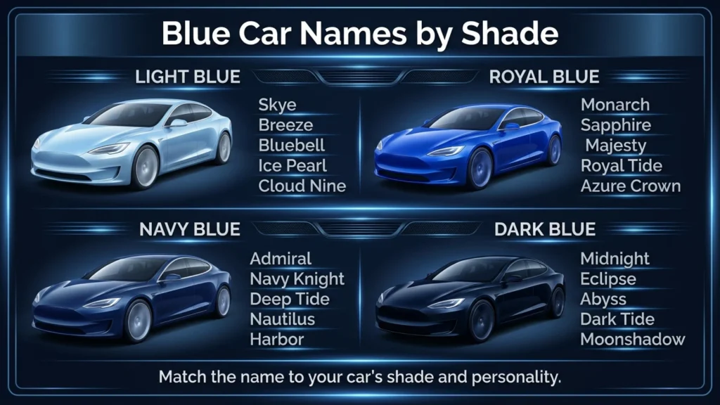 Blue Car Names