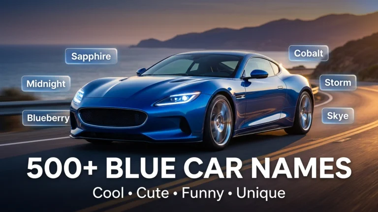 Blue Car Names