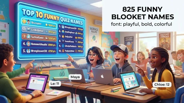 Funny Blooket Names