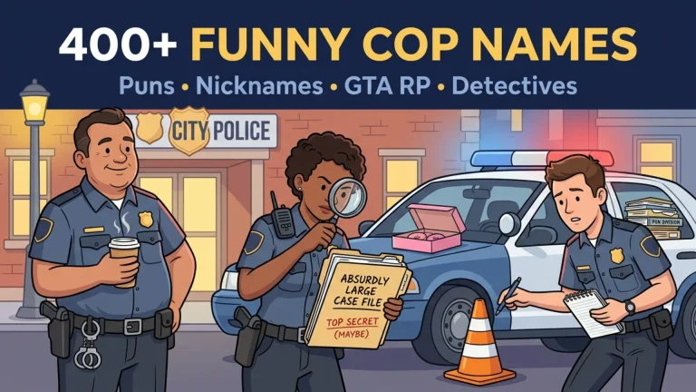 Funny Cop Names