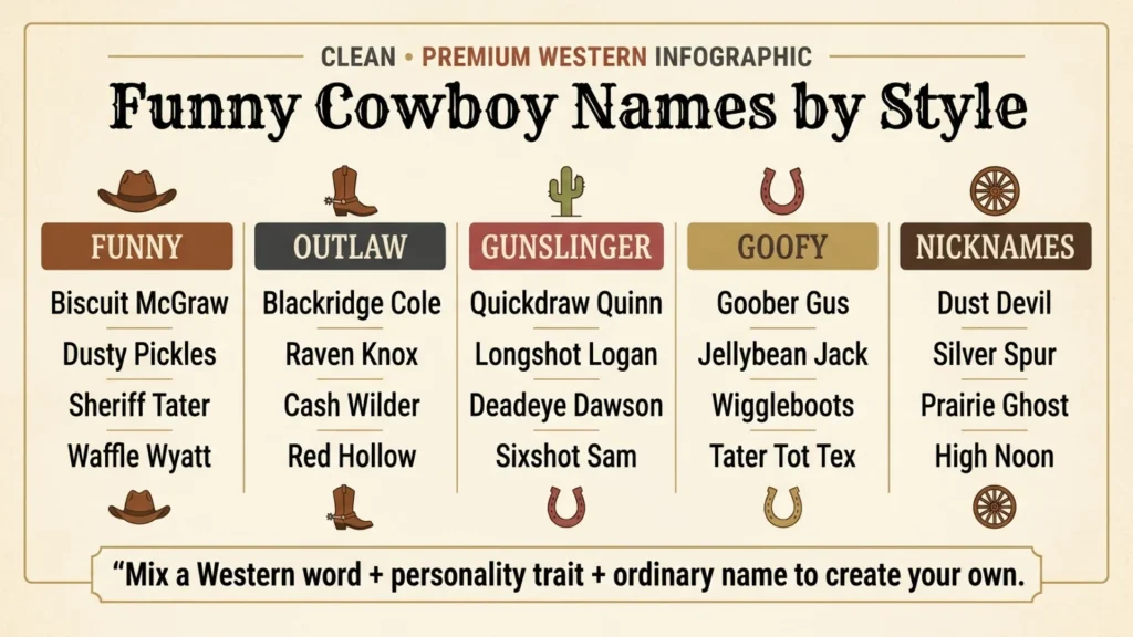 Funny Cowboy Names