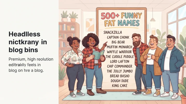 Funny Fat Names