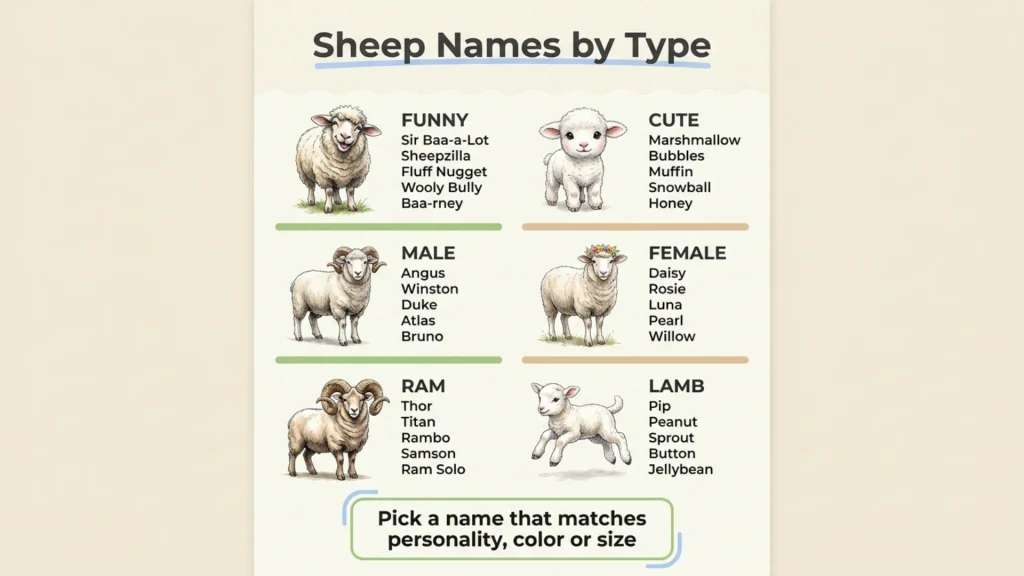 Funny Sheep Names