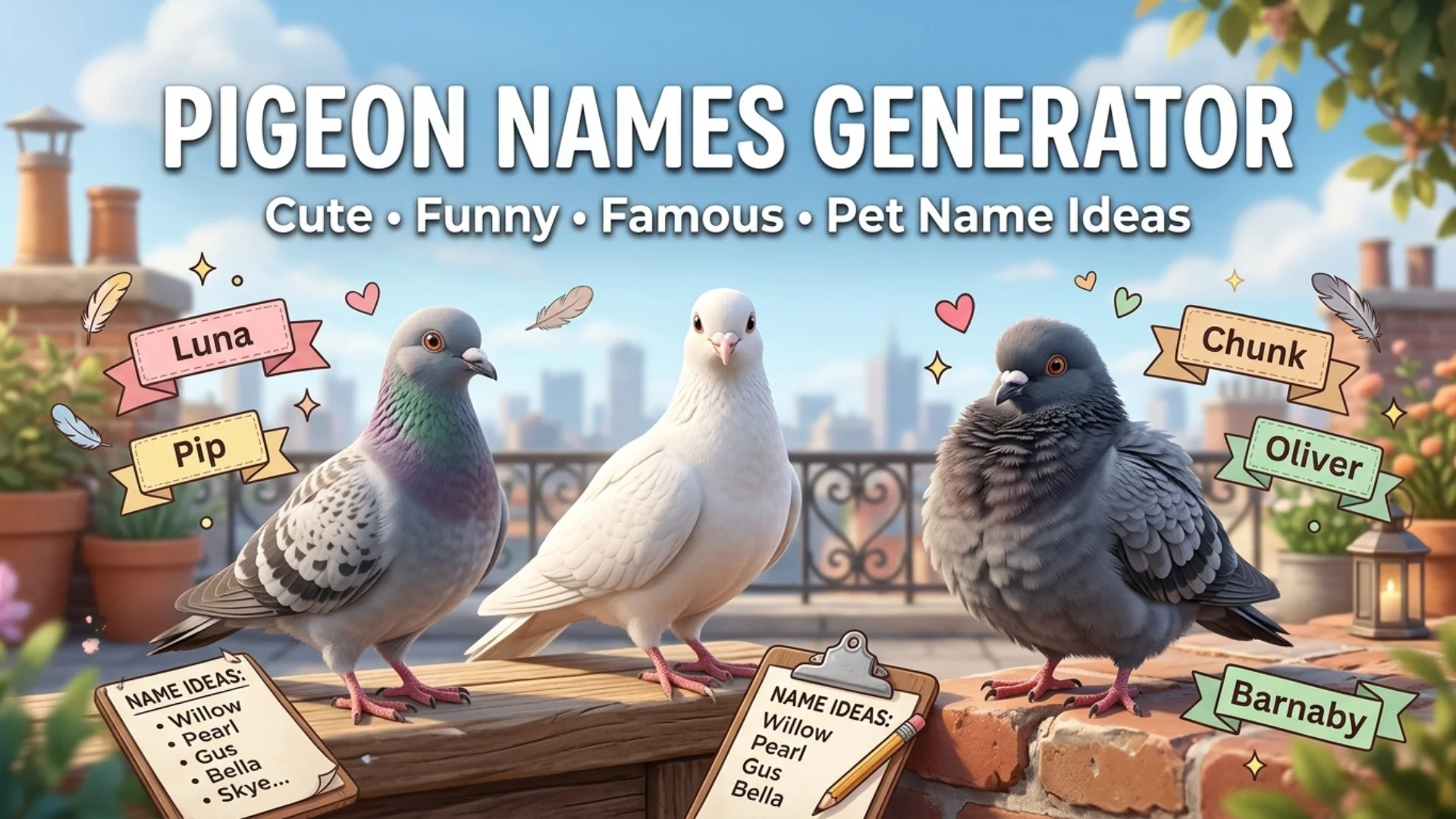 Pigeon Names Generator