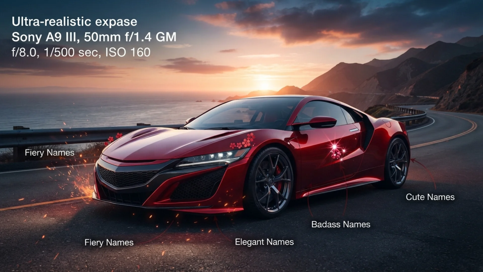 Red Car Names